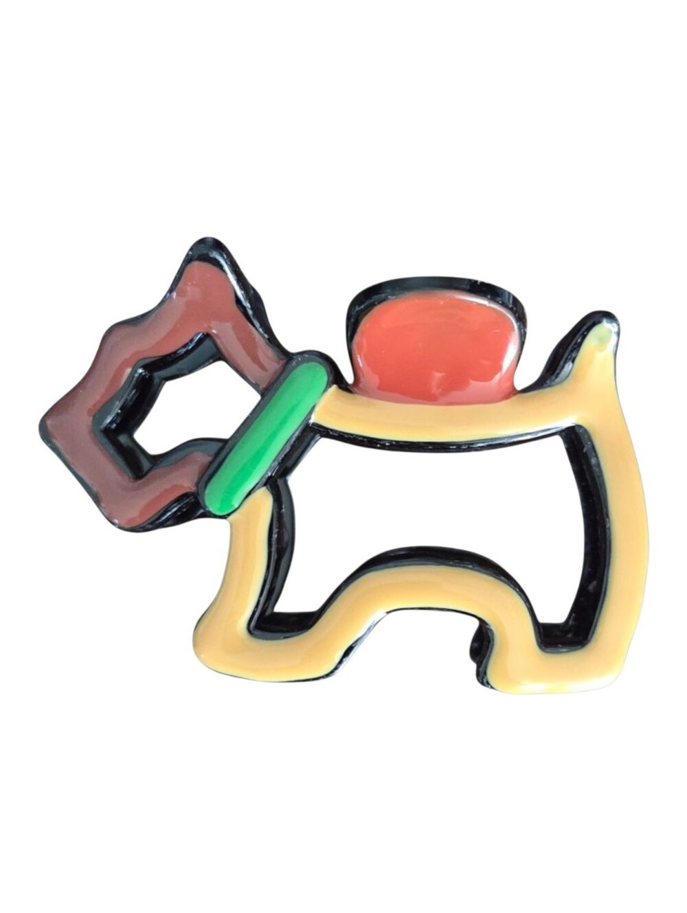 Dog Shaped Hair Claw Clip Cute Puppy Hair Clip Boho Statement Hair Clamp New